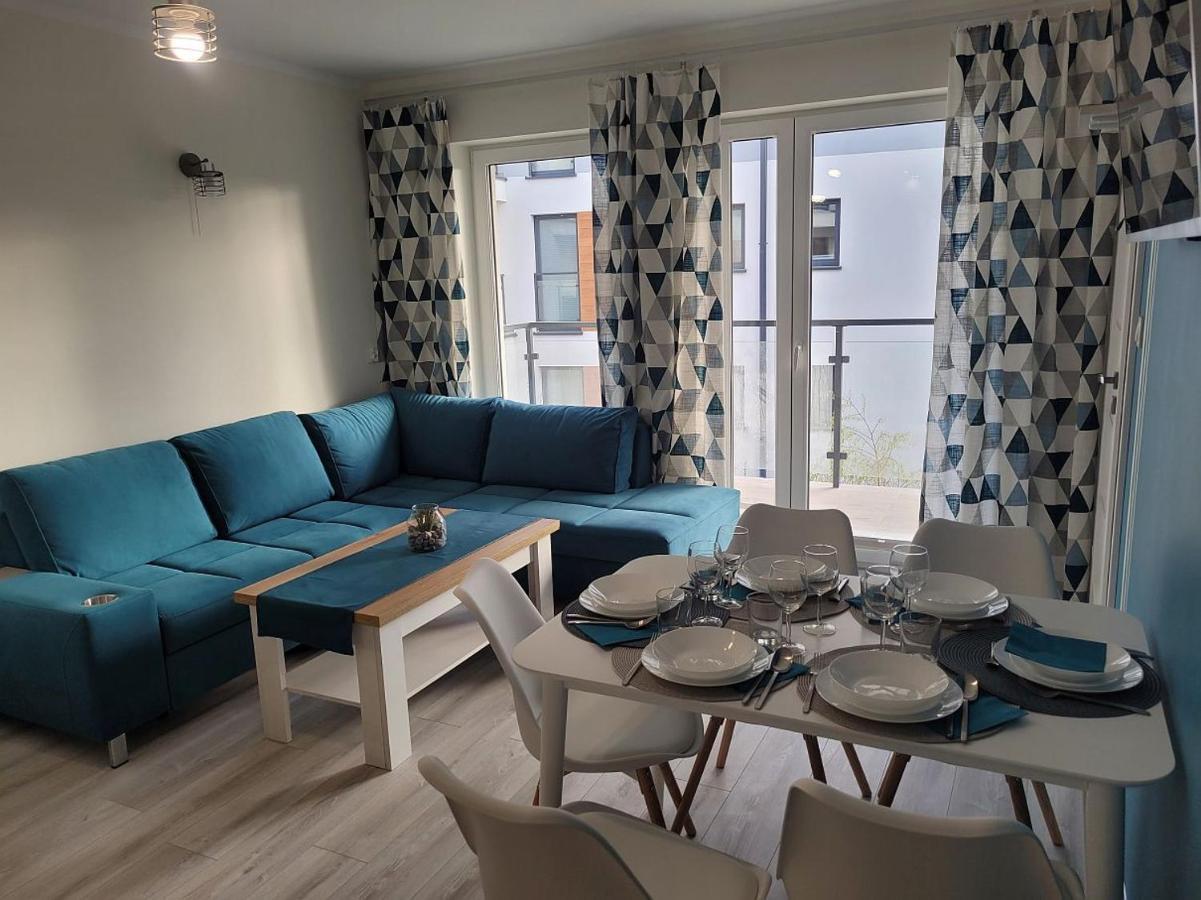 Pobierowo Baltic Apartament Turkusowy Exteriör bild