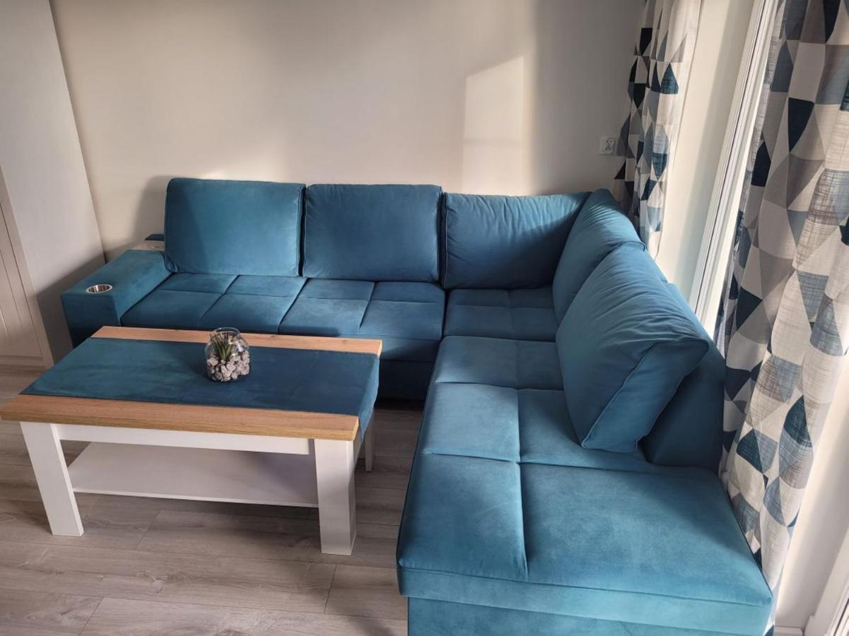 Pobierowo Baltic Apartament Turkusowy Exteriör bild