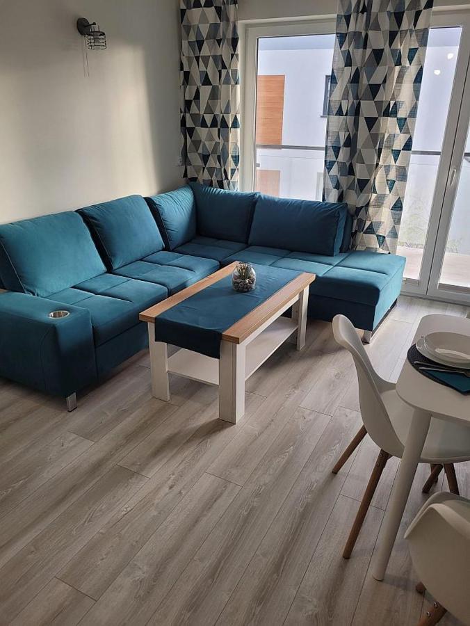 Pobierowo Baltic Apartament Turkusowy Exteriör bild