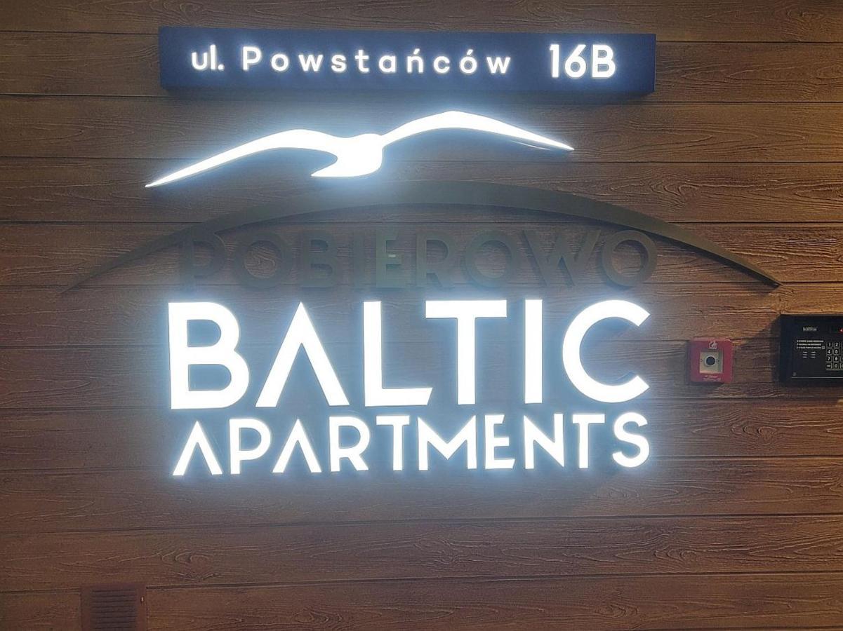 Pobierowo Baltic Apartament Turkusowy Exteriör bild