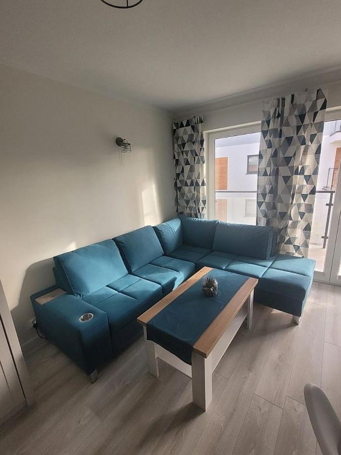 Pobierowo Baltic Apartament Turkusowy Exteriör bild