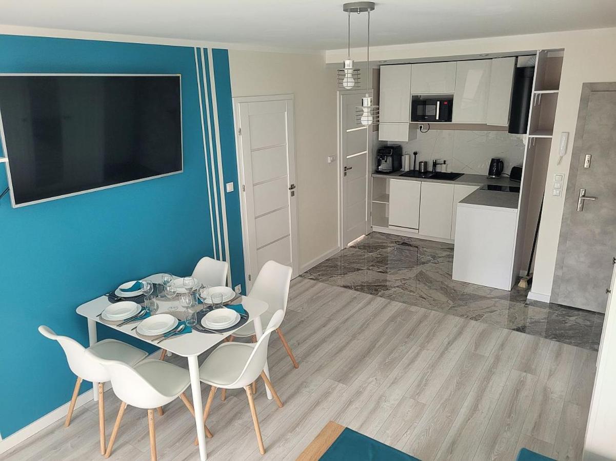 Pobierowo Baltic Apartament Turkusowy Exteriör bild