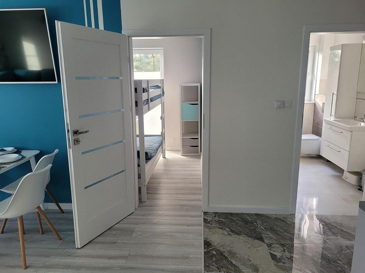 Pobierowo Baltic Apartament Turkusowy Exteriör bild