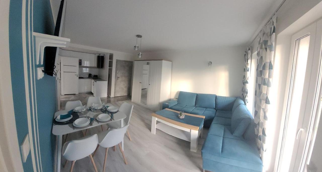 Pobierowo Baltic Apartament Turkusowy Exteriör bild