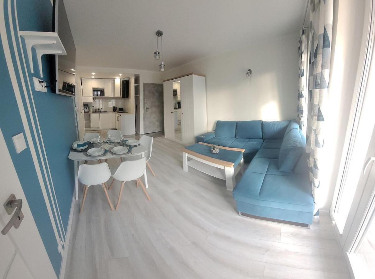 Pobierowo Baltic Apartament Turkusowy Exteriör bild
