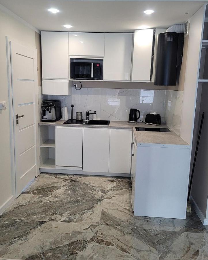 Pobierowo Baltic Apartament Turkusowy Exteriör bild
