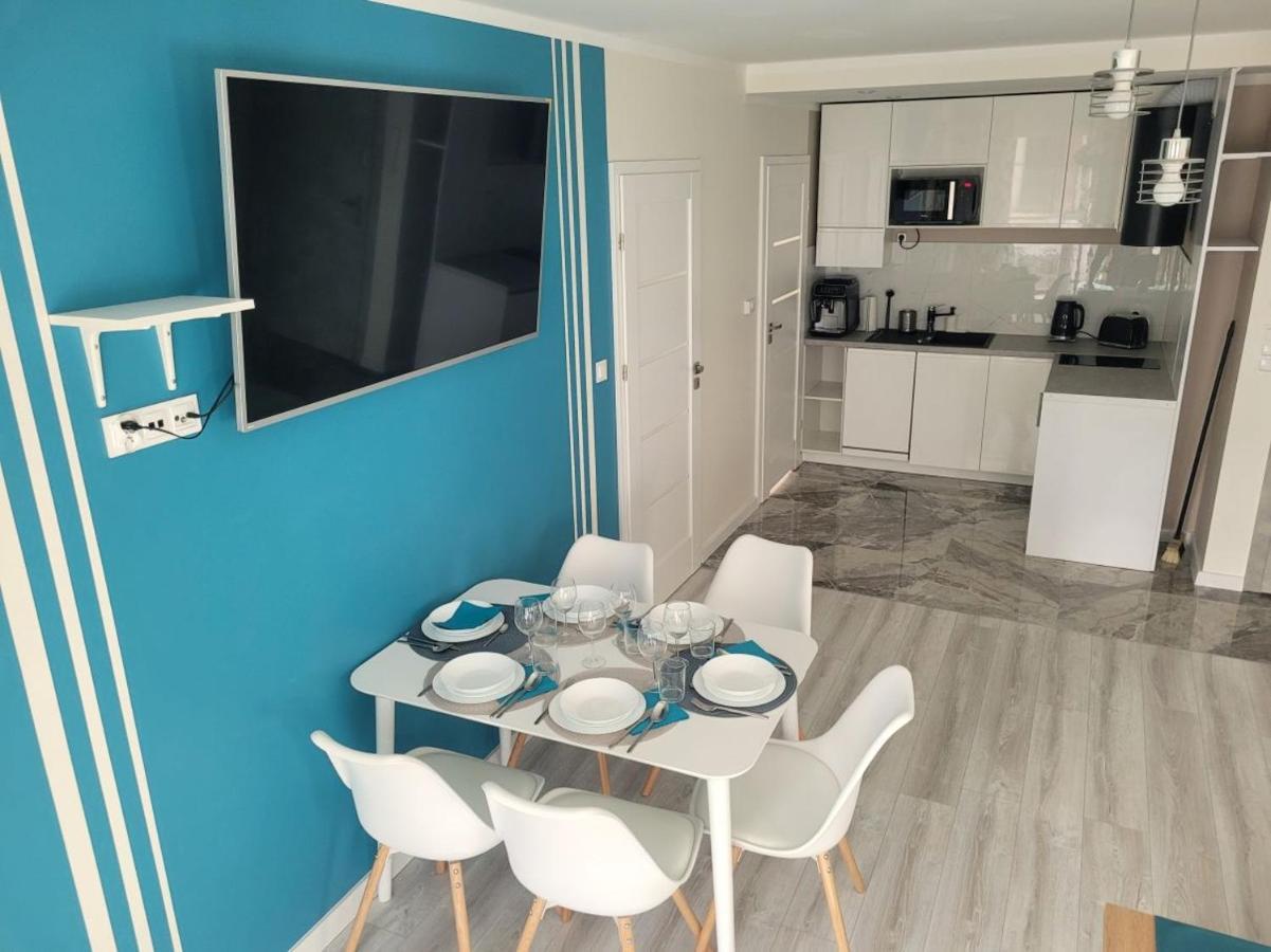 Pobierowo Baltic Apartament Turkusowy Exteriör bild