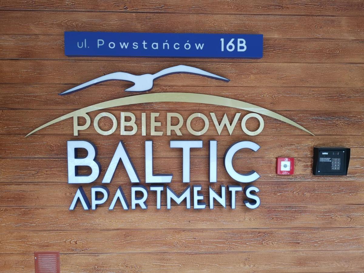 Pobierowo Baltic Apartament Turkusowy Exteriör bild