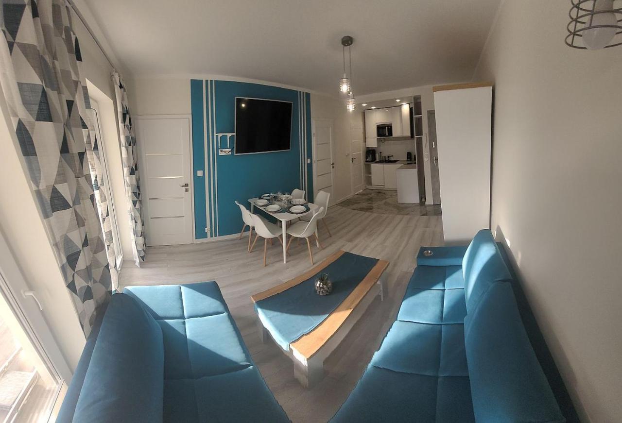 Pobierowo Baltic Apartament Turkusowy Exteriör bild