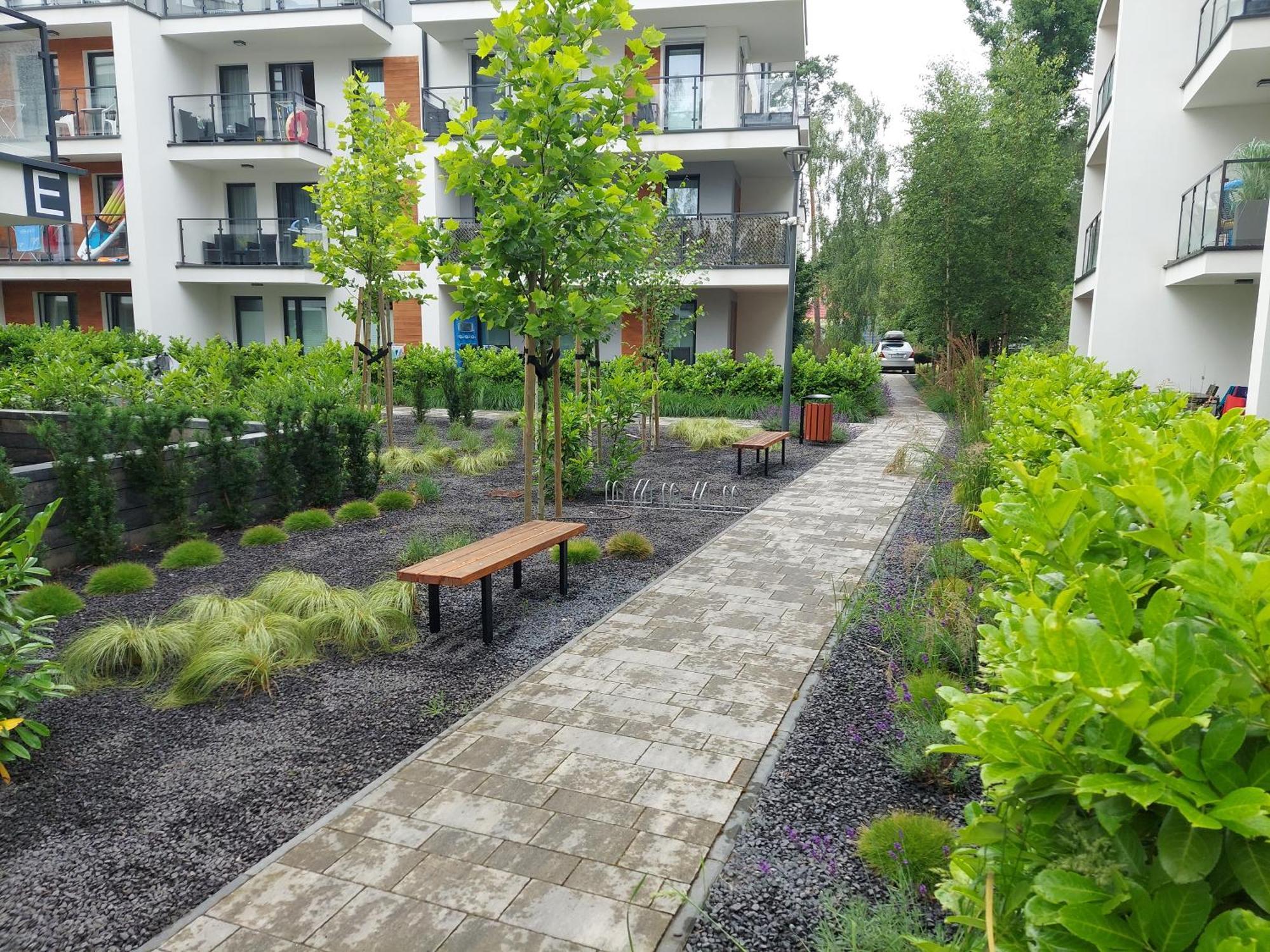Pobierowo Baltic Apartament Turkusowy Exteriör bild