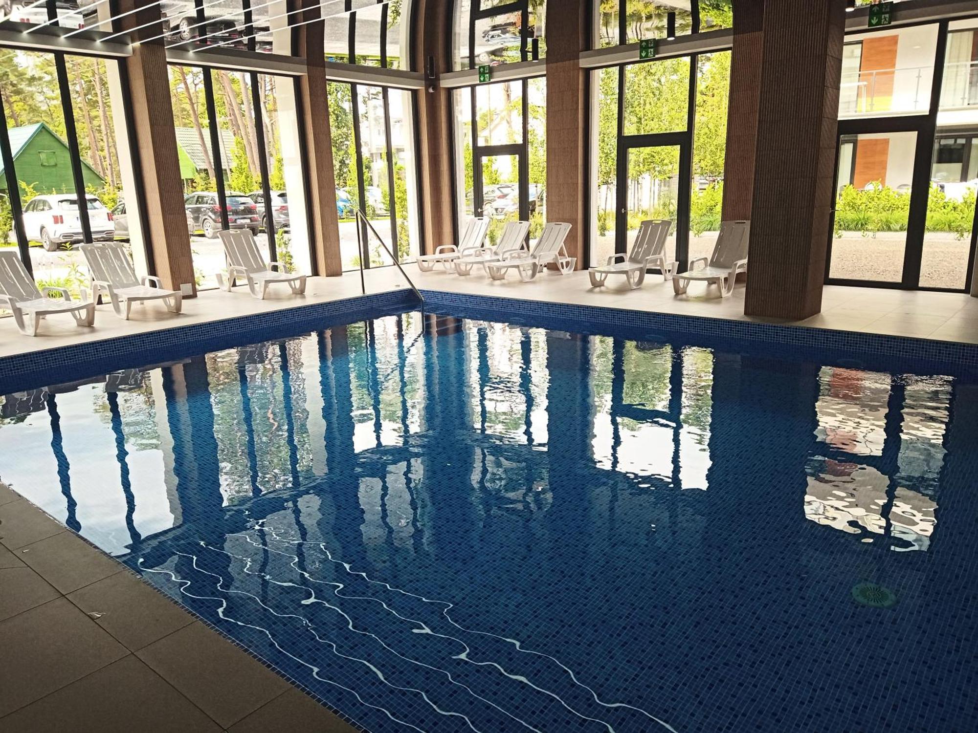 Pobierowo Baltic Apartament Turkusowy Exteriör bild